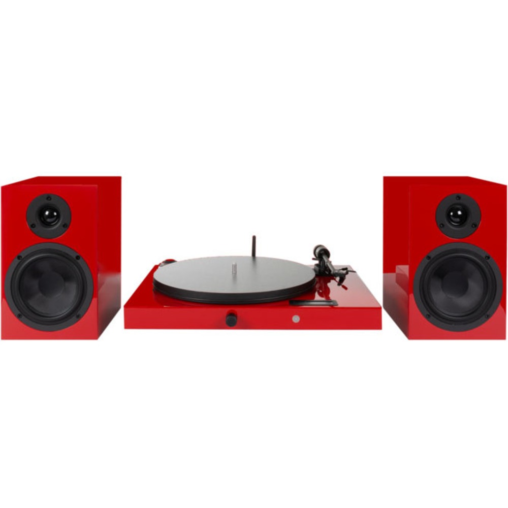 Проигрыватель винила Pro-Ject Juke Box E HiFi Set Red