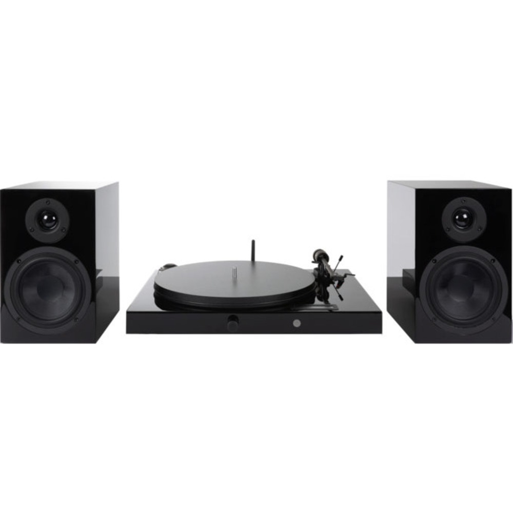 Проигрыватель винила Pro-Ject Juke Box E HiFi Set Piano Black