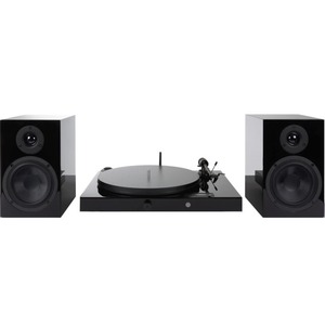 Проигрыватель винила Pro-Ject Juke Box E HiFi Set Piano Black