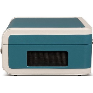 Проигрыватель винила Crosley PORTFOLIO PORTABLE [CR6252A-TU] Turquoise & White c Bluetooth