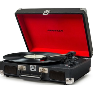 Проигрыватель винила Crosley CRUISER DELUXE [CR8005D-BK] Black c Bluetooth