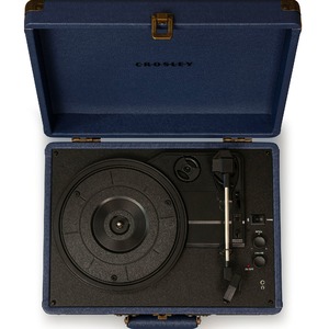 Проигрыватель винила Crosley CRUISER DELUXE [CR8005D-NV] Navy c Bluetooth