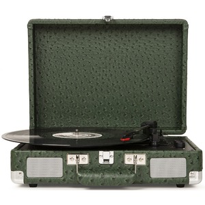 Проигрыватель винила Crosley CRUISER DELUXE [CR8005D-OS] Green Ostrich c Bluetooth