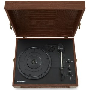 Проигрыватель винила Crosley VOYAGER PLUS [CR8017B-BR4] Brown Croc