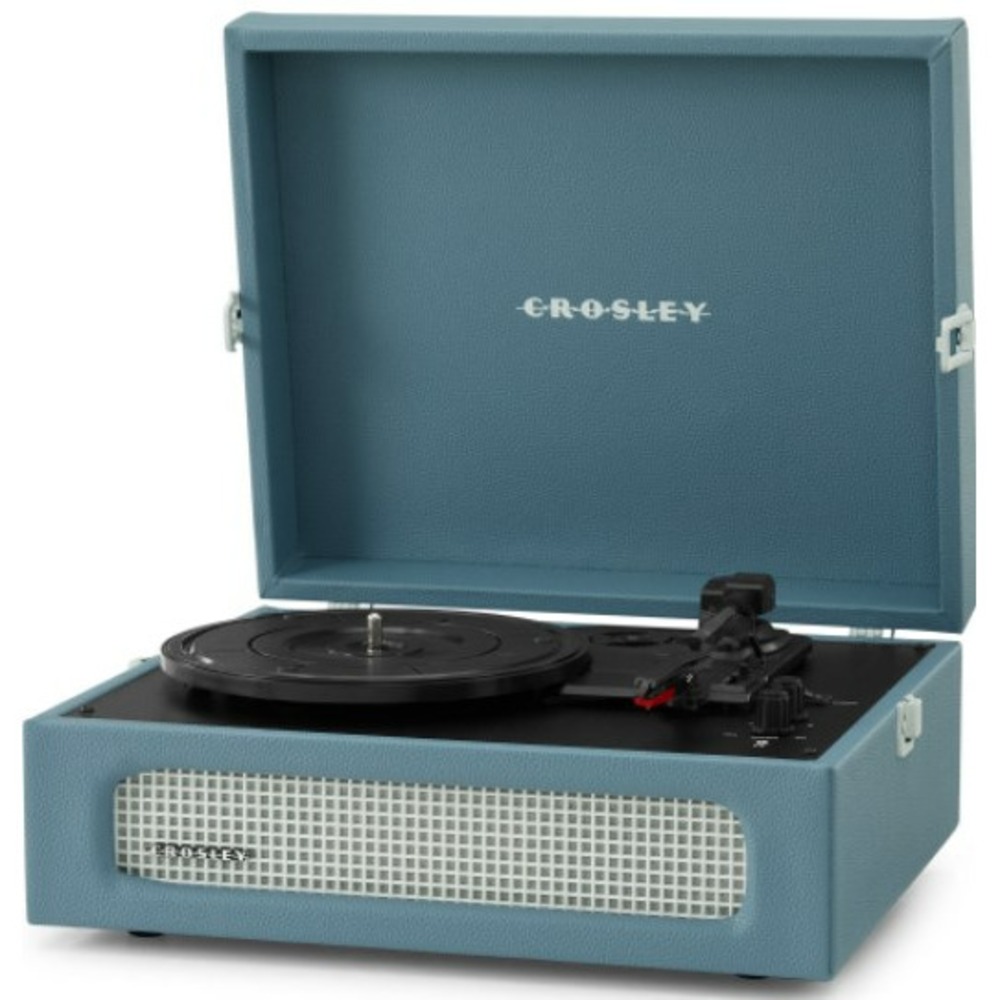 Проигрыватель винила Crosley VOYAGER PLUS [CR8017B-WB4] Washed Blue