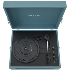 Проигрыватель винила Crosley VOYAGER PLUS [CR8017B-WB4] Washed Blue