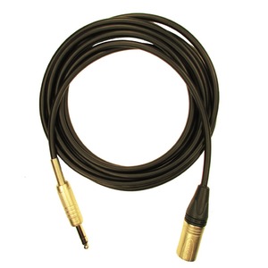 Кабель аудио 1xJack - 1xXLR GS-PRO JackStereo-XLR3M black 4.0m
