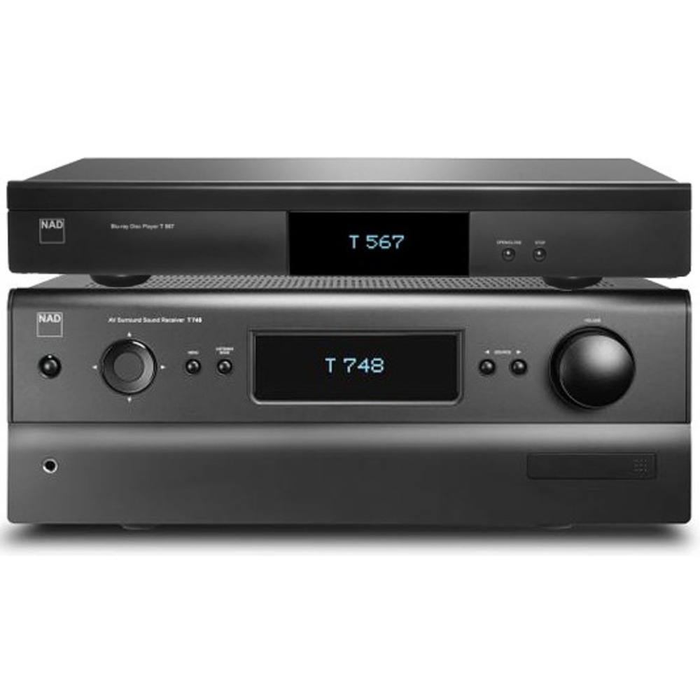 AV ресивер NAD T567 + T748