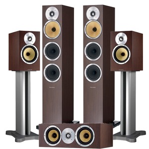 Комплект акустических систем B&W CM8 + CM Center + CM1 Wenge