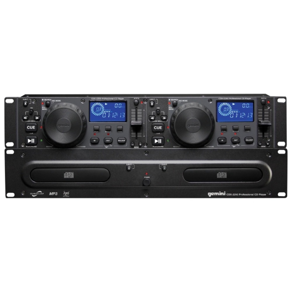CD проигрыватель для DJ на два диска Gemini CDX-2250