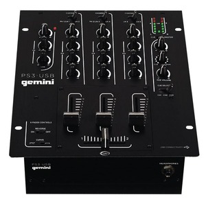 DJ микшерный пульт Gemini PS3-USB