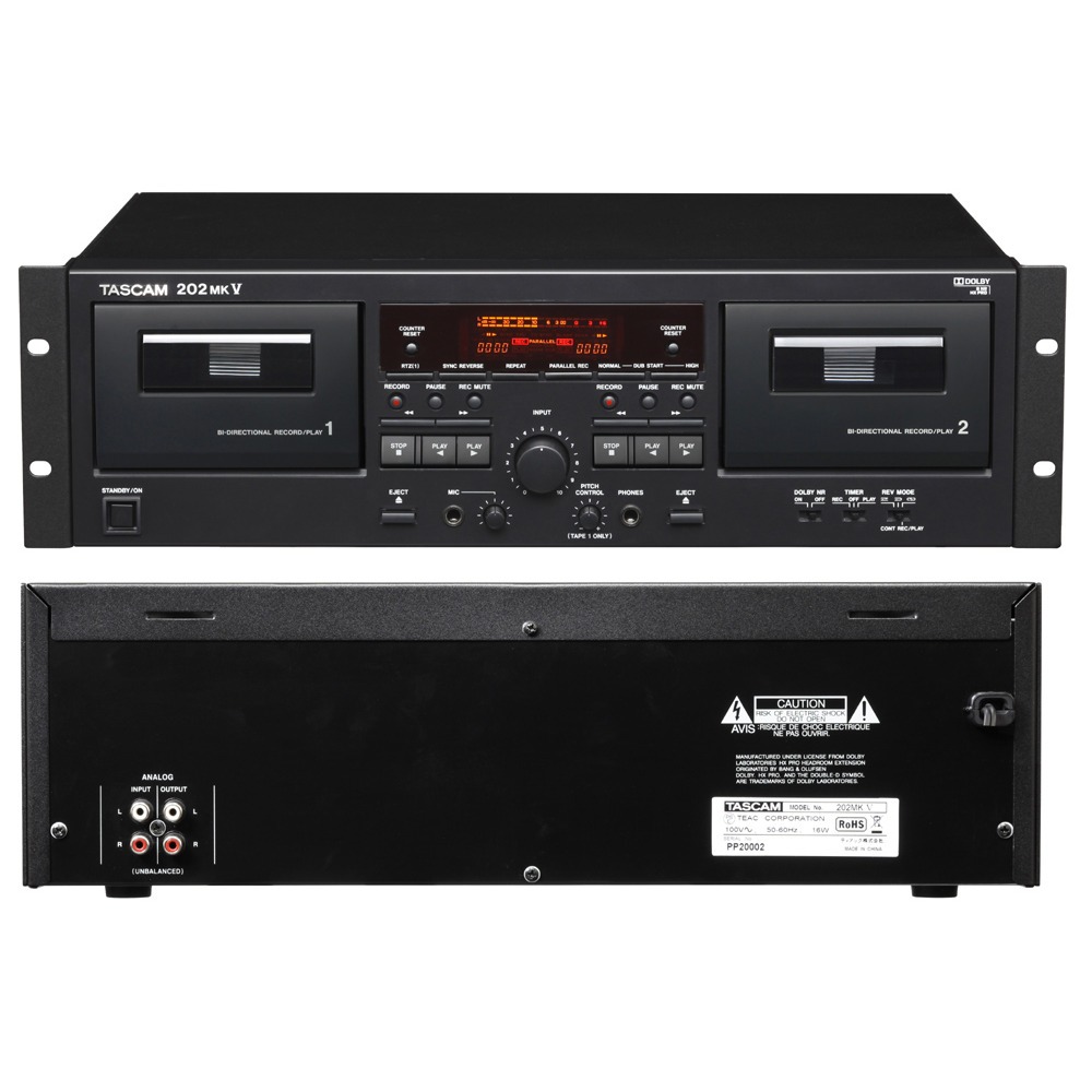 Студийный рекордер/проигрыватель TASCAM 202mkV