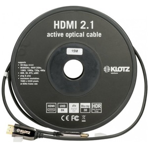 Кабель HDMI - HDMI оптоволоконные KLOTZ FOAUH015 15.0m