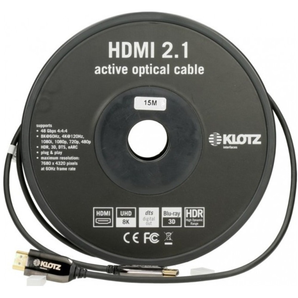 Кабель HDMI - HDMI оптоволоконные KLOTZ FOAUH020 20.0m