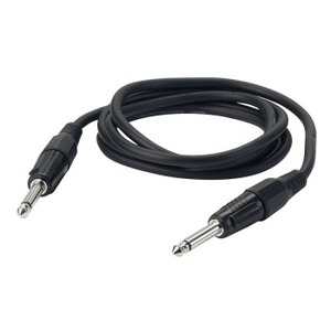 Кабель аудио 1xJack - 1xJack GS-PRO JackMono-JackMono black 1.5m