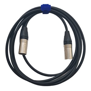Кабель аудио 1xXLR - 1xXLR GS-PRO XLR3M-XLR3M black 20m