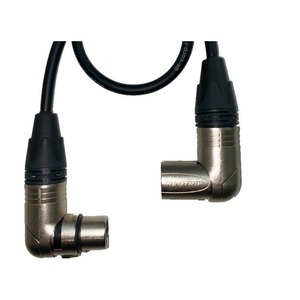 Кабель аудио 1xXLR - 1xXLR GS-PRO XLR3M-R угловой - XLR3F-R угловой 7m