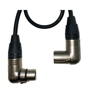 Кабель аудио 1xXLR - 1xXLR GS-PRO XLR3M-R угловой - XLR3F-R угловой 70m