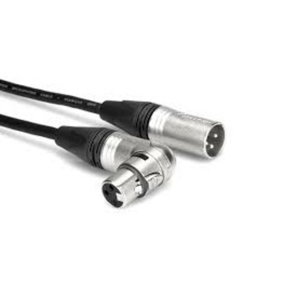 Кабель аудио 1xXLR - 1xXLR GS-PRO XLR3F-R угловой - XLR3M 0.5m