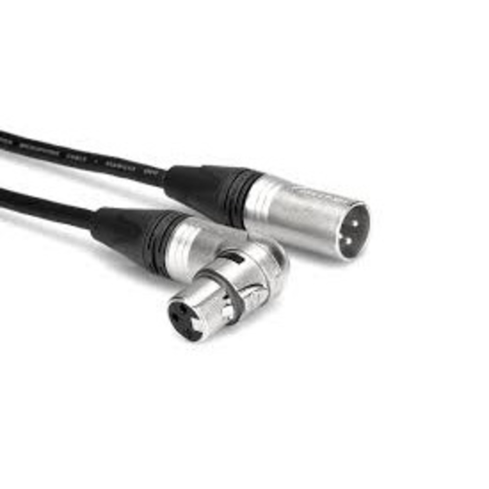 Кабель аудио 1xXLR - 1xXLR GS-PRO XLR3M-R угловой - XLR3M 1.5m