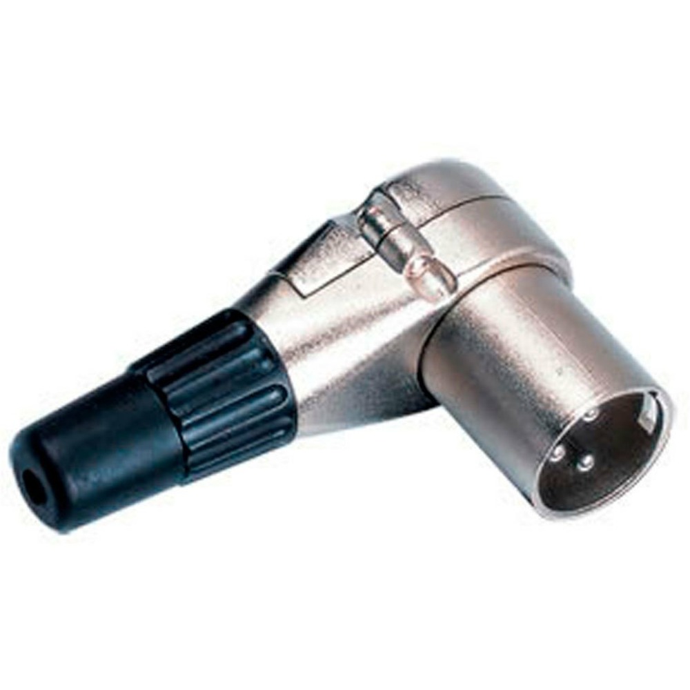 Кабель аудио 1xXLR - 1xXLR GS-PRO XLR3M-R угловой -XLR3F 0.5m