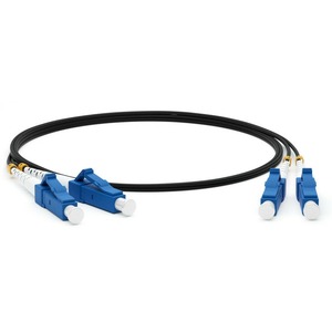 Кабель оптический патч-корд Hyperline FC-D2-9-LC/UR-LC/UR-H-15M-LSZH-BK 15.0m