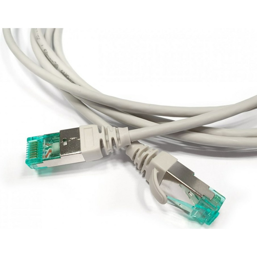 Кабель витая пара патч-корд Hyperline PC-LPT-SFTP-RJ45-RJ45-C6a-3M-LSZH-GY 3.0m