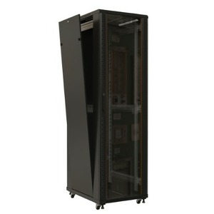 Напольный рэковый шкаф 19 дюймов Hyperline TTB-3768-AS-RAL9004