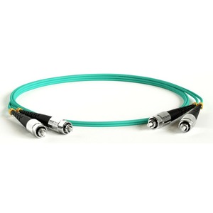 Кабель оптический патч-корд Hyperline FC-D2-503-FC/PR-LC/PR-H-1M-LSZH-AQ 1.0m
