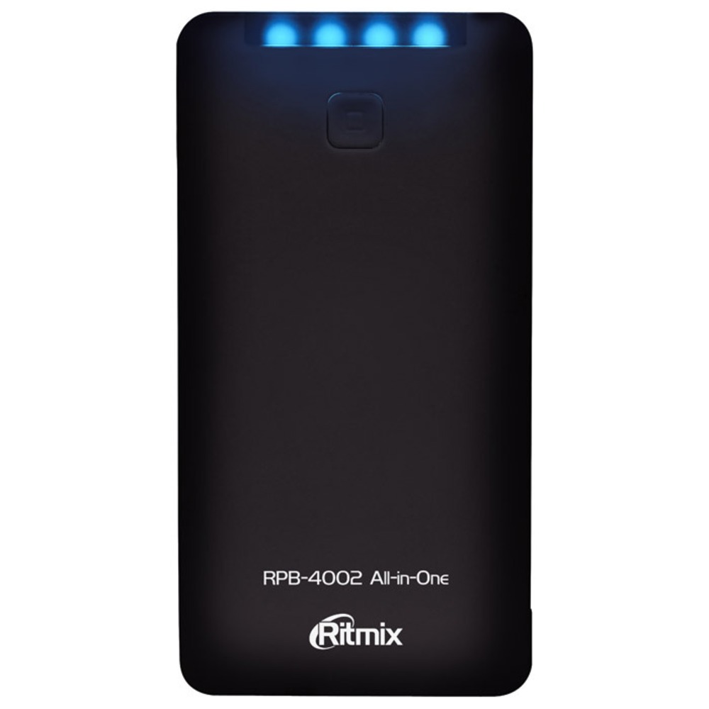 Внешний аккумулятор Ritmix RPB-4002 All-in-One