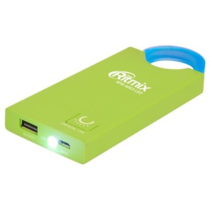 Внешний аккумулятор Ritmix RPB-4003 LED Green