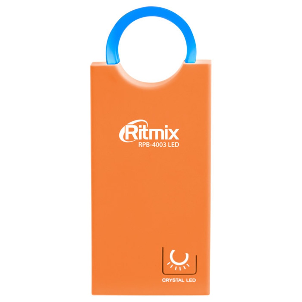 Внешний аккумулятор Ritmix RPB-4003 LED Orange