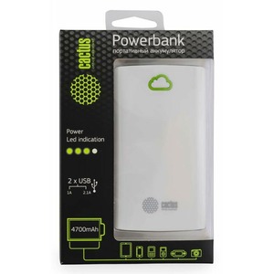 Внешний аккумулятор Cactus CS-PBA40-4700WB