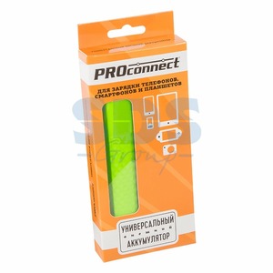 Внешний аккумулятор PROconnect 30-0210-6 Power Bank 2000 mAh
