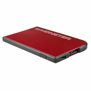 Внешний аккумулятор Monster 133333-00 PowerCard Cherry Red