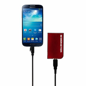 Внешний аккумулятор Monster 133333-00 PowerCard Cherry Red
