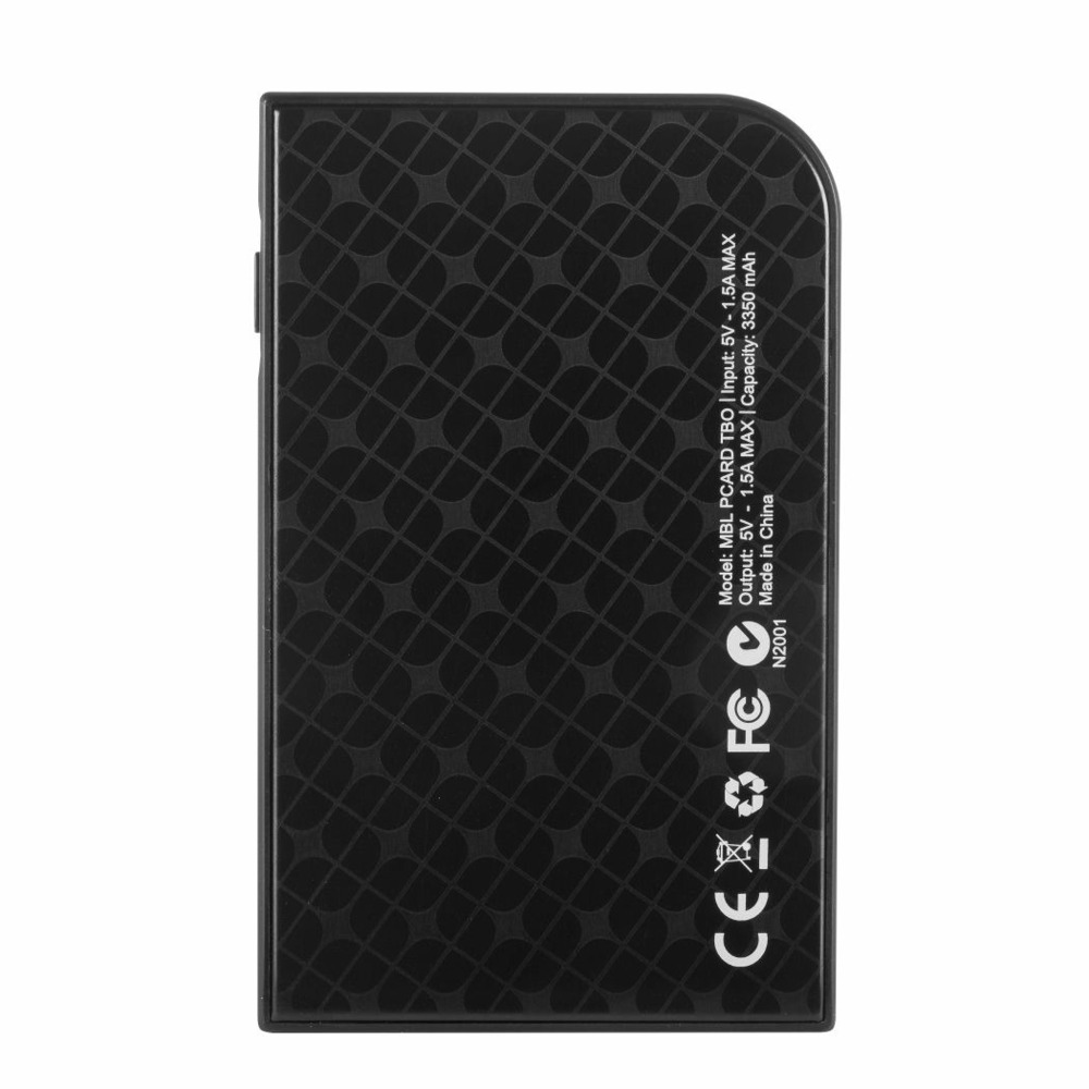 Внешний аккумулятор Monster 133337-00 PowerCard Turbo Slate Black
