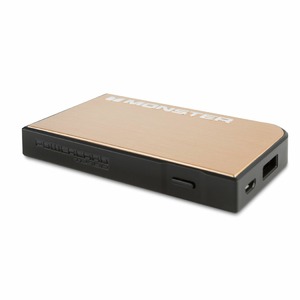 Внешний аккумулятор Monster 133339-00 PowerCard Turbo Champagne Gold