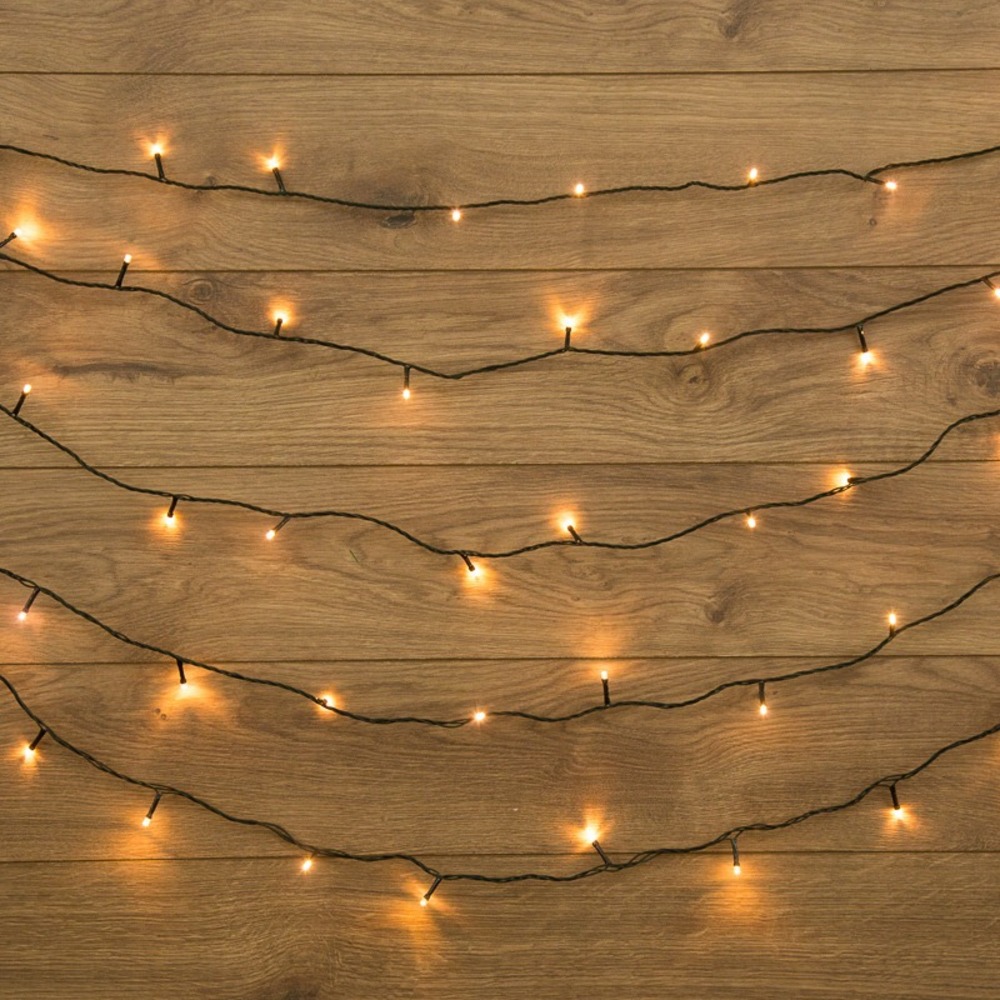 Гирлянда светодиодная универсальная Neon-Night 304-116 200 LED Теплый белый 20 метров, с контроллером