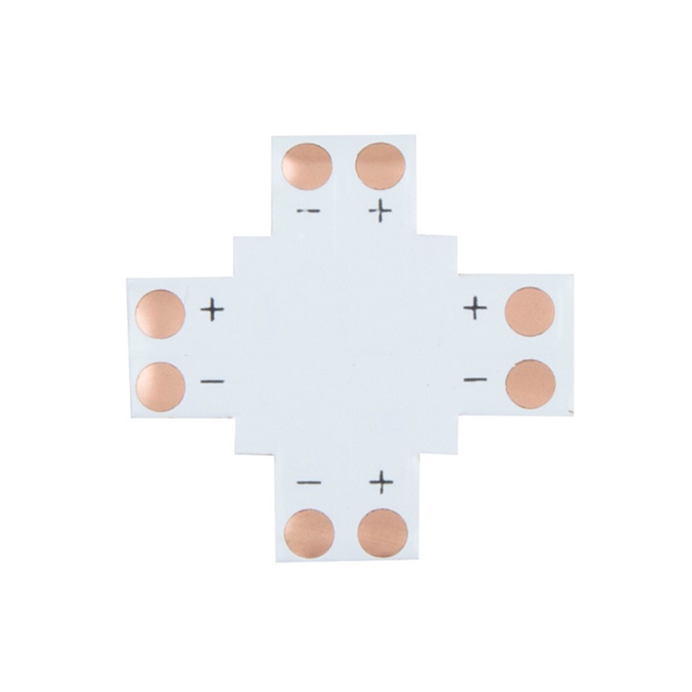 Плата соединительная Lamper 144-127 (X) для одноцветных светодиодных лент шириной 8 мм (10 штук)