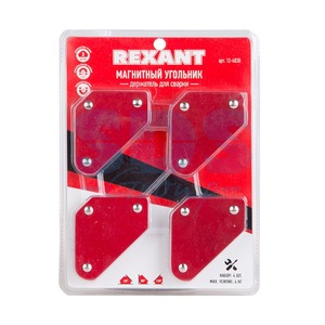 Магнитный угольник-держатель для сварки Rexant 12-4830 набор 4 шт. на 4 кг