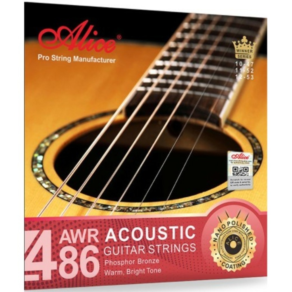 Струны для акустической гитары Alice AWR486-SL