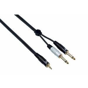 Кабель аудио 1xMini Jack - 2xJack Bespeco EAYMSJ150 1.5m