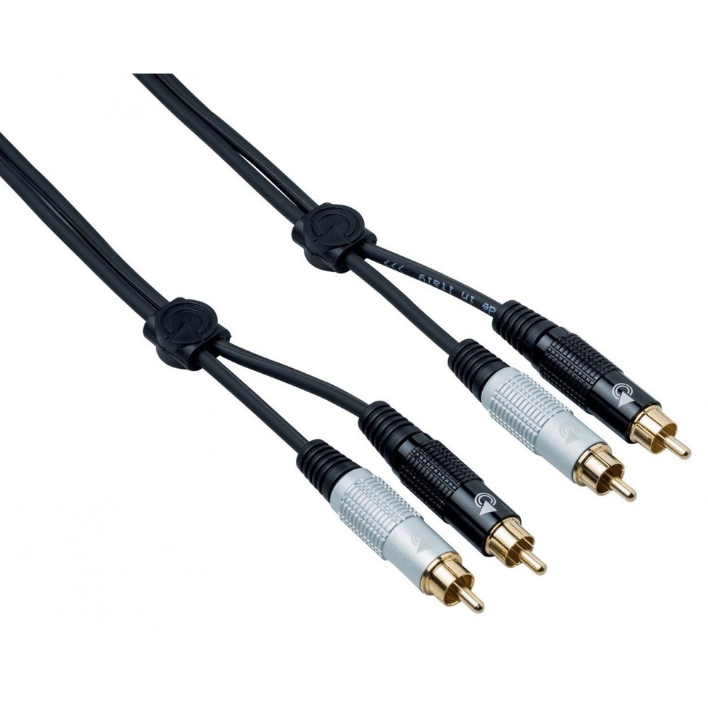 Кабель аудио 2xRCA - 2xRCA Bespeco EA2R500 5.0m