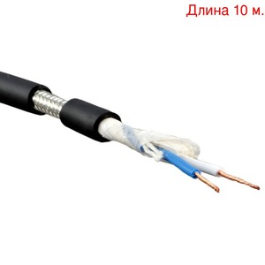 Кабель микрофонный на метраж Canare L-2T2S BLK (10м.)