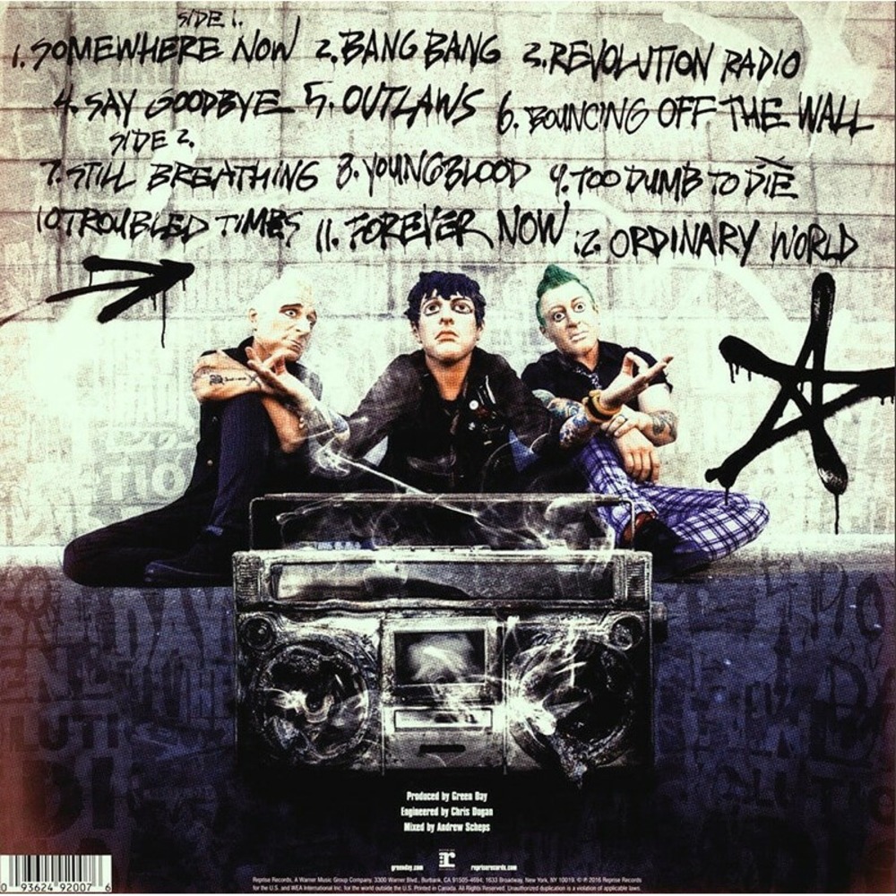 Пластинка LP GREEN DAY / REVOLUTION RADIO