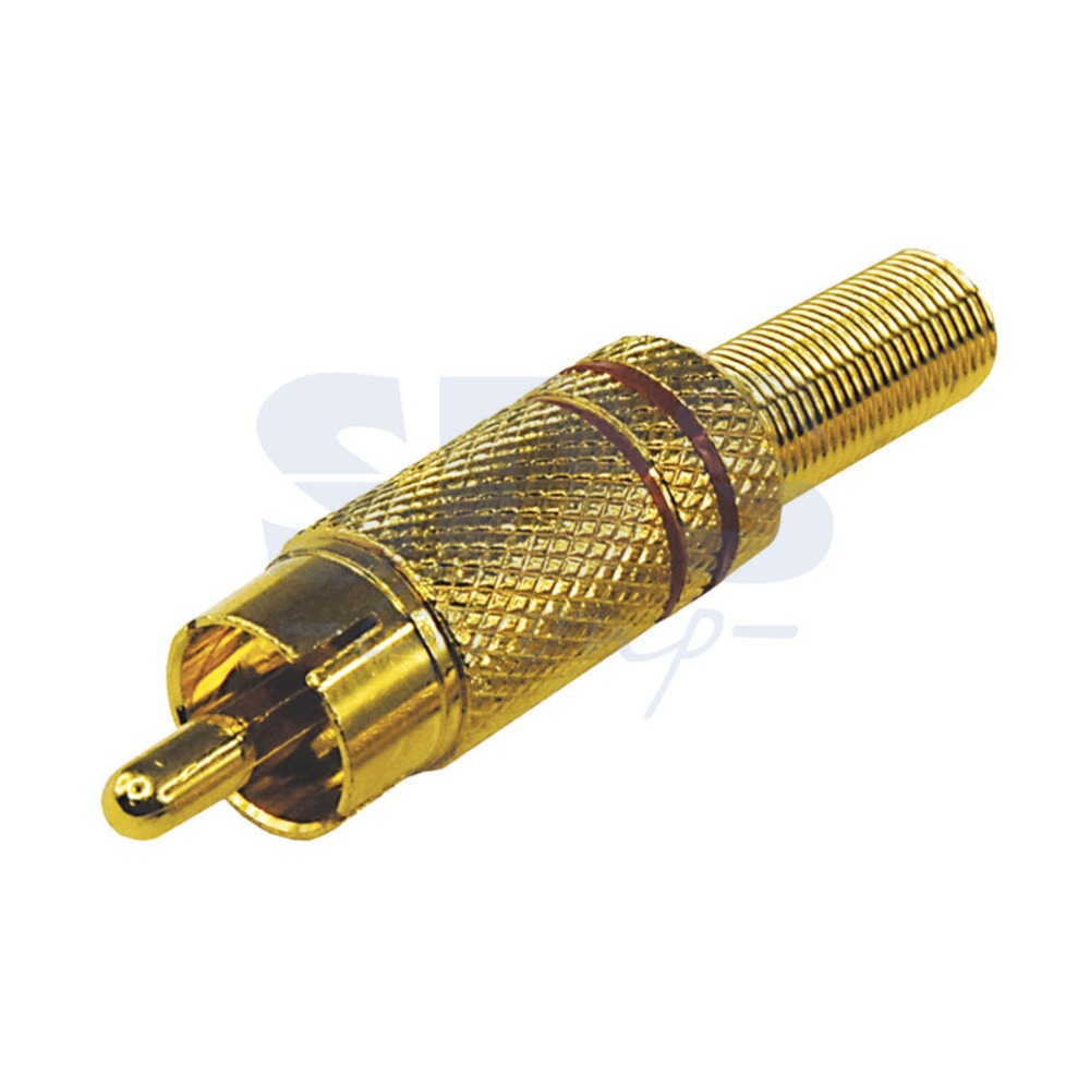 Разъем RCA (Папа) PROconnect 14-0405-1 Штекер RCA Металл ZN (100 штук)