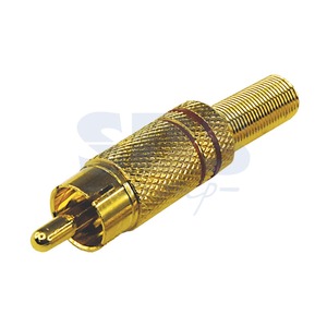 Разъем RCA (Папа) PROconnect 14-0405-1 Штекер RCA Металл ZN (100 штук)