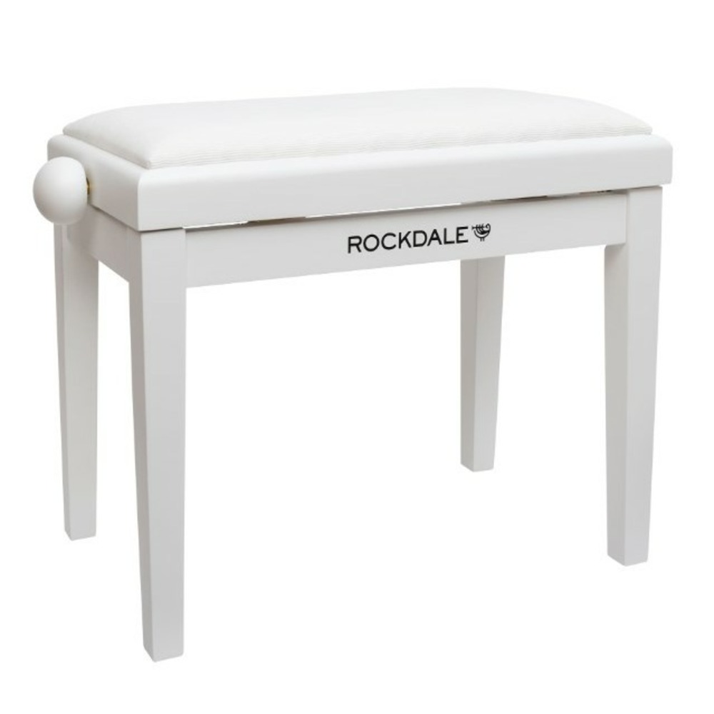 Банкетка для пианино Rockdale RHAPSODY 131 SV WHITE