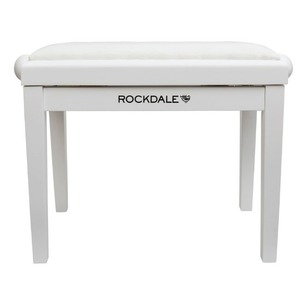 Банкетка для пианино Rockdale RHAPSODY 131 SV WHITE